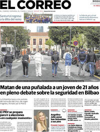 Portada El Correo 2025-09-22
