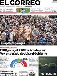 Portada El Correo 2025-12-22