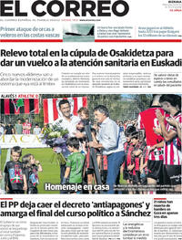 Portada El Correo 2025-07-23