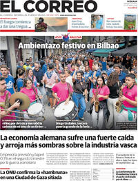 Portada El Correo 2025-08-23
