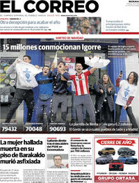Portada El Correo 2025-12-23