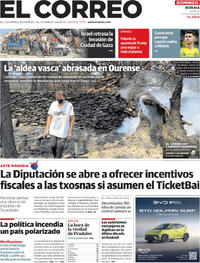 Portada El Correo 2025-08-24