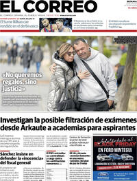 Portada El Correo 2025-11-24