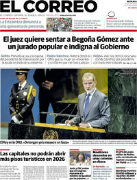 Portada El Correo 2025-09-25