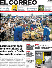 Portada El Correo 2025-07-26