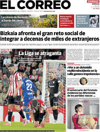 Portada El Correo 2025-10-26