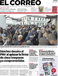 Portada El Correo 2025-12-27