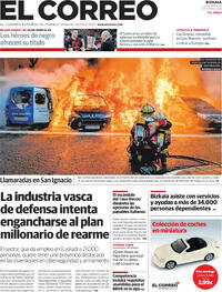Portada El Correo 2025-04-28