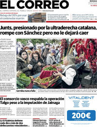 Portada El Correo 2025-10-28