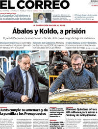 Portada El Correo 2025-11-28