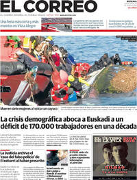 Portada El Correo 2025-05-29