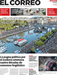 Portada El Correo 2025-06-29