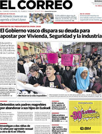 Portada El Correo 2025-10-29