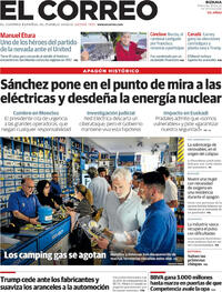 Portada El Correo 2025-04-30