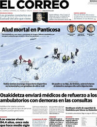Portada El Correo 2025-12-30