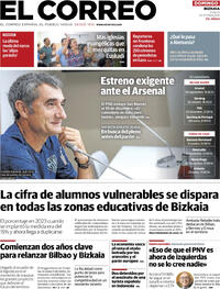 Portada El Correo 2025-08-31