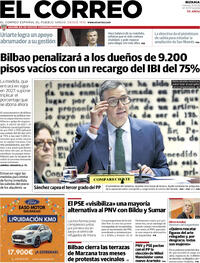 Portada El Correo 2025-10-31