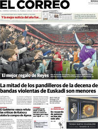 Portada El Correo 2025-12-31