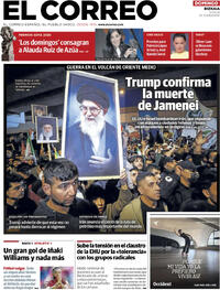 Portada El Correo 2026-03-01