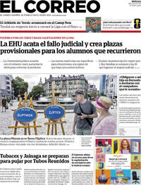 Portada El Correo 2026-07-01