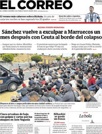 Portada El Correo 2026-09-01