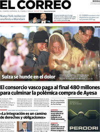 Portada El Correo 2026-01-02