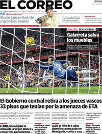 Portada El Correo 2026-02-02