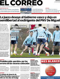 Portada El Correo 2026-02-03