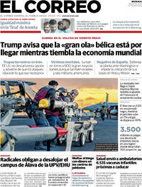 Portada El Correo 2026-03-03