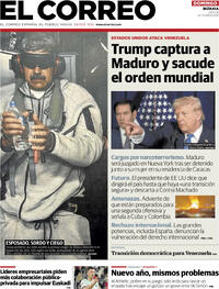 Portada El Correo 2026-01-04