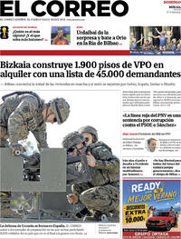 Portada El Correo 2026-07-05