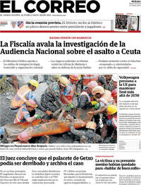Portada El Correo 2026-09-05