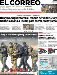 Portada El Correo 2026-01-06