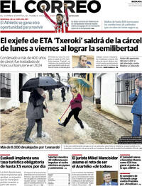 Portada El Correo 2026-02-06