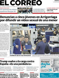 Portada El Correo 2026-03-06