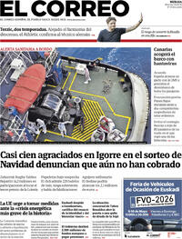 Portada El Correo 2026-05-06