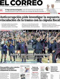 Portada El Correo 2026-06-06