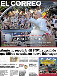 Portada El Correo 2026-06-07