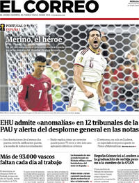 Portada El Correo 2026-07-07