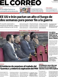 Portada El Correo 2026-04-08