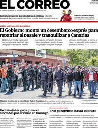 Portada El Correo 2026-05-08