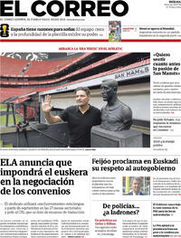 Portada El Correo 2026-07-08