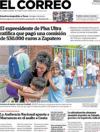 Portada El Correo 2026-09-08
