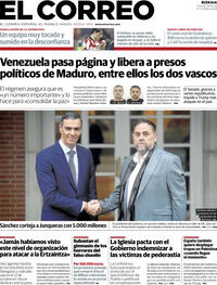 Portada El Correo 2026-01-09