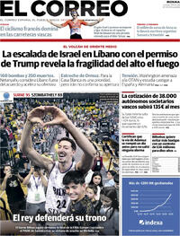 Portada El Correo 2026-04-09
