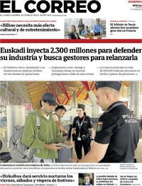 Portada El Correo 2026-08-09