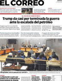 Portada El Correo 2026-03-10