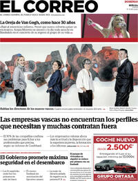 Portada El Correo 2026-05-10
