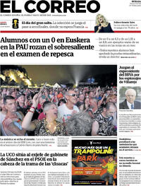 Portada El Correo 2026-07-10