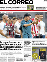 Portada El Correo 2026-08-10
